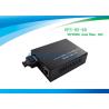 Buy cheap 10 / 100M 1310nm SM Fiber Ethernet Media Converter Black Silver 60Km SC External Power from wholesalers
