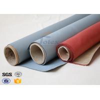 Buy cheap 750 Degree High Silica Fabric 600gsm Silicone Coated Fiberglass Cloth product