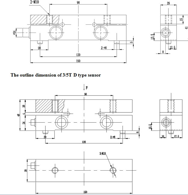 elevator load cell ,load cell ,elevator parts EWD-RL-SJ3