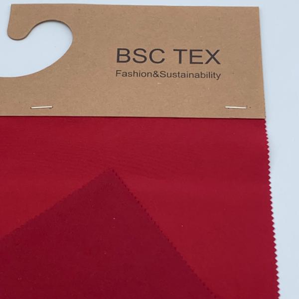 Buy cheap Cottony Imitation Memory Recycled Polyester Sustainable Waterproof Windproof Fabric from wholesalers