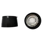 Food Grade Black 94g 60ml 110mm Pepper Glass Jars