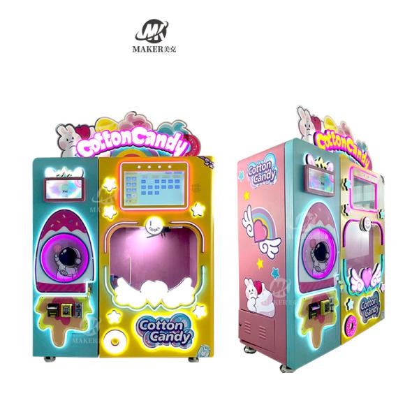 Buy cheap Professional Sweet Cotton Candy Sugar Robot Candy Floss Vending Automatic Machine for Commercial Dispenser Vending from wholesalers