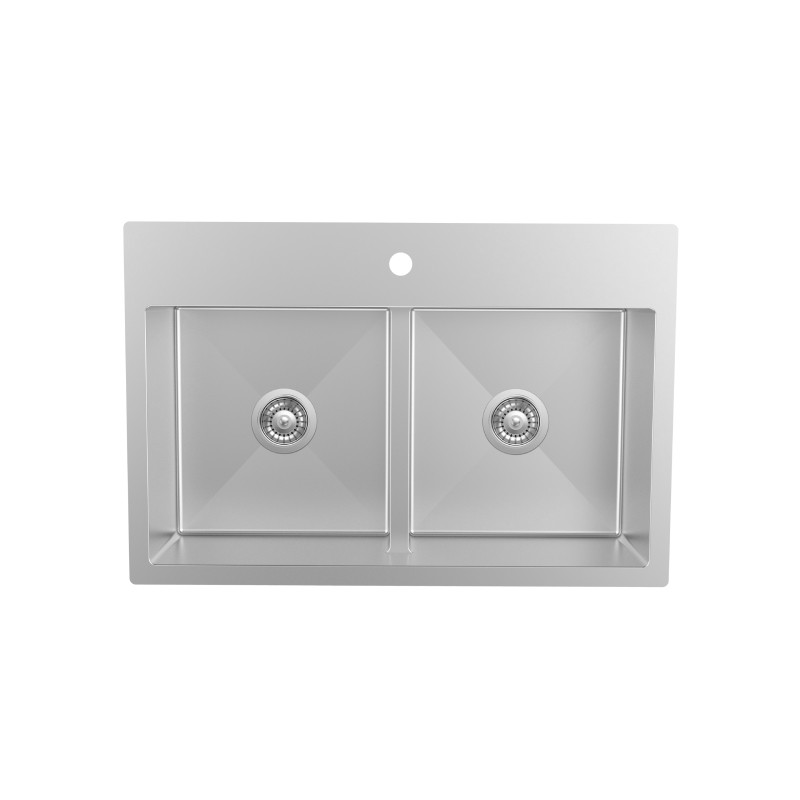 Stainless Steel 304 18 Gauge Kitchen Workstation Sink Residential Over Mounted