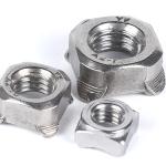 SS304 SS316 A2-70 A4-80 M8 M10 M12 Square Weld Nuts And Washers