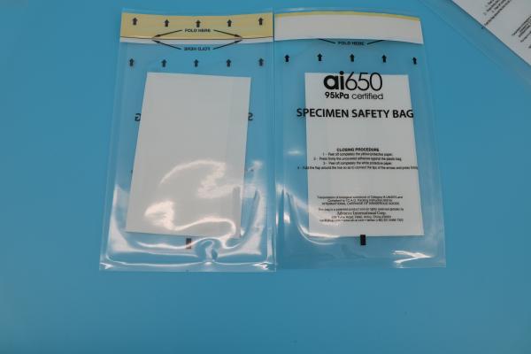 Buy cheap Temperature Resistant Foldable 95kpa Specimen Bags For Medical Use from wholesalers