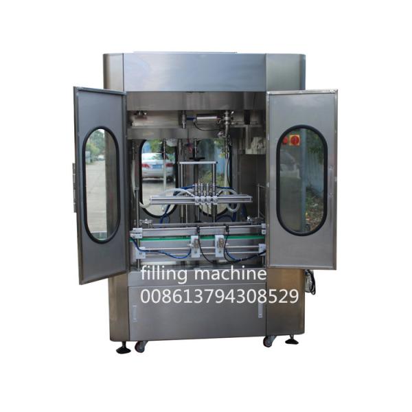 Buy cheap 0.8MPa 1000ml 4 Head Self Flow Bottle Filling Line from wholesalers