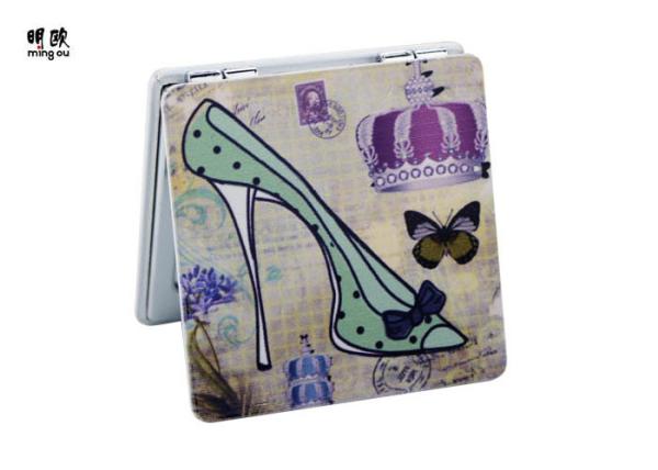 Buy cheap Promotional Small Compact Mirror Favors Personalize 55 * 60 * 7mm Size from wholesalers
