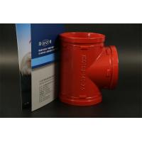 Buy cheap Positive Grooved Tee Fittings 6mm Pipe Thickness For Piping System product