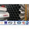 Buy cheap Round Tapered Galvanised Steel Power Transmission Poles / Electrical Power Pole from wholesalers