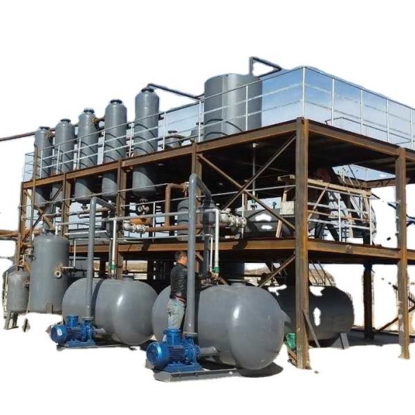 Buy cheap Continuous Type Recycling Waste Tyre Oil to Diesel Refinery Distillation System 30 kg from wholesalers