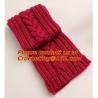 Buy cheap Fashion Accessory New Style Knitting Scarf Loopschal Wave Knit Scarf, Crocheted Ruffle Sca from wholesalers