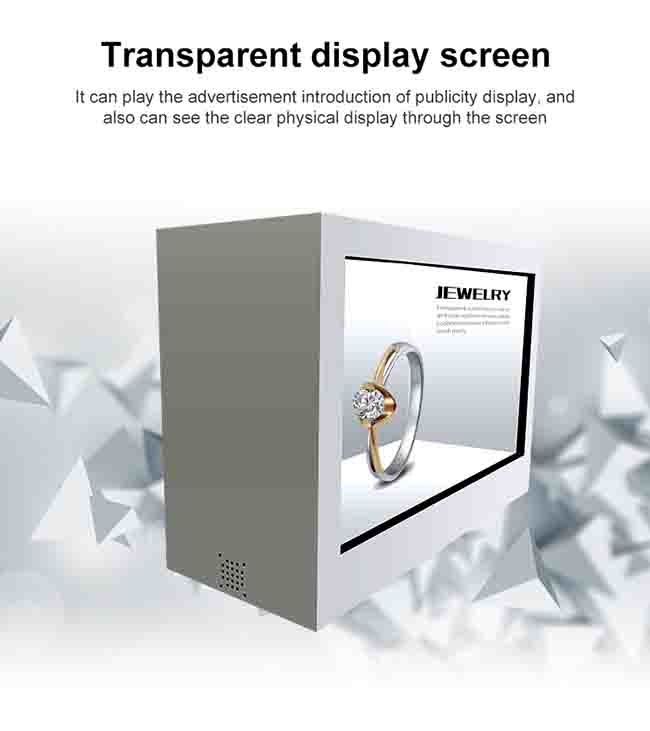 1920x1080 Transparent LCD Display See Through LCD Panel Rohs FCC Approval
