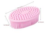 Customized Logo Silicone Mold Tools Gentle Scrub Massage Skin Baby Shower