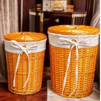 Buy cheap Cheap Storage Rattan Wicker Willow Laundry Basket With Lid Fashion Natural product
