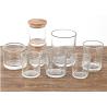 Buy cheap Clear Glass Cylinder Candle Jar Vessel with Shiny Gold Metal Lid Iron for Candle Making from wholesalers