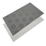 2 Ply non-slip wear-resistant hexagon six-bar pattern pvc conveyor belt