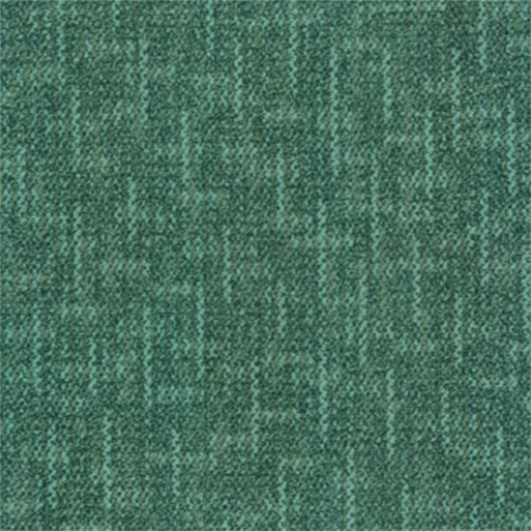 Green rib pattern polypropylene carpet tile with free sample