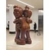 Buy cheap Odorless Fine Natural Wood Art Sculptures Collectible Cartoon Character Design from wholesalers