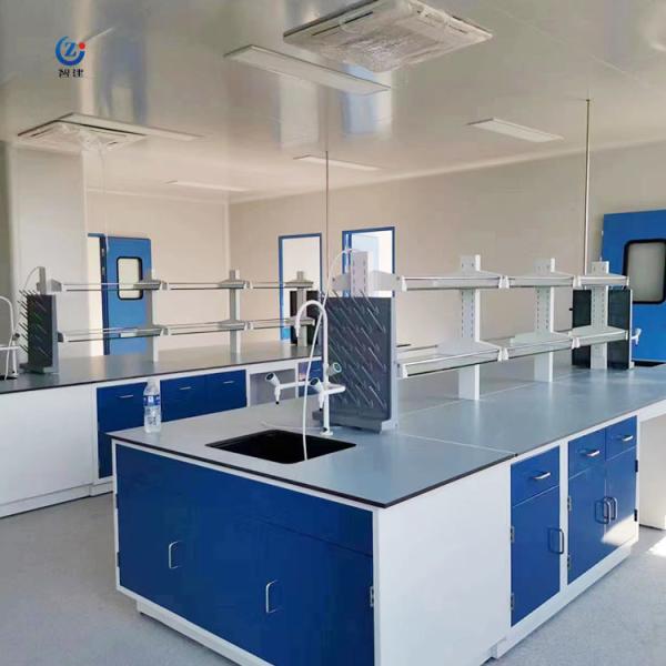 Buy cheap Chemical Resistant Island Table For Laboratory Side Bench Workstation 75cm from wholesalers