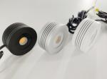 Dimmable LED Mini Cabinet Lights Silver White Black Color Aluminum 5W Waterproof