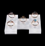 Square Shaped Acrylic Plastic Display Risers Eco Friendly Materials ISO9001