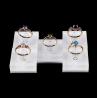 Buy cheap Square Shaped Acrylic Plastic Display Risers Eco Friendly Materials ISO9001 from wholesalers