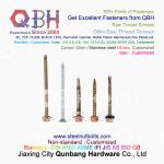 QBH ZP Plain HDG Black Carbon Stainless Steel Self Tapping Self Drilling Saw