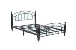 Weight Capacity 330lbs Metal Frame Double Bed With Vintage Headboard