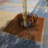 Buy cheap Customized Rusted Metal Corten Steel Tree Grating For Garden Decorative from wholesalers