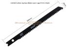 U101B Carbon Steel Jig Saw Blade Laser Logo Print in Bulk size:100mmx8x10T,