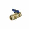 Buy cheap PN16 Telfon Sealing Brass Ball Valves Level Hand PPR Ball Valves 1/2 - 4 Inch 320g from wholesalers