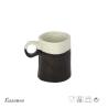 Buy cheap Japan Style Custom Stoneware Mugs / Coffee Cups 10 OZ Freedom Shape Eco Friendly from wholesalers
