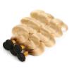 Buy cheap 10A Grade 100% Peruvian Ombre Human Hair Extensions 1B / 613 Blonde Color from wholesalers