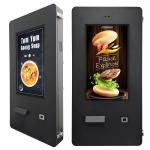 24" Outdoor Wall Mount Black Sunlight Readable Auto Vending Machine For Car Wash