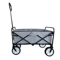 Buy cheap Outdoor Garden Steel Folding Wagon Cart Powder Coating With Telescopic Handle product