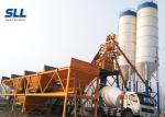HZS25 Concrete Batching Plant Equipment Compact Structure Space Saving