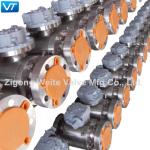 PTFE Seated Stainless Steel Flanged Ball Valve API 607 Anti Static