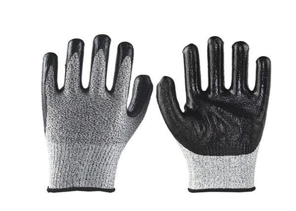 Buy cheap Comfortable Mechanics Nitrile Work Gloves , Industrial Cut Resistant Gloves from wholesalers