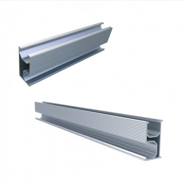 Buy cheap Extruded Aluminum Slotted Rail For Photovoltaic Module Mounting Systems OEM from wholesalers
