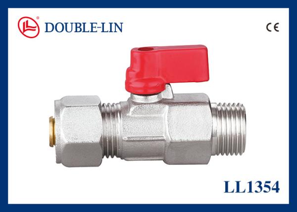Buy cheap M1/2" X 16-2.0 Brass Mini Ball Valve 16 Bar (232 Psi) from wholesalers