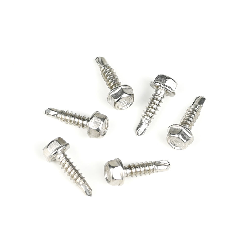 100% QC Tested Stainless Steel Hex Head Self-Drilling Screws for Steel Structures