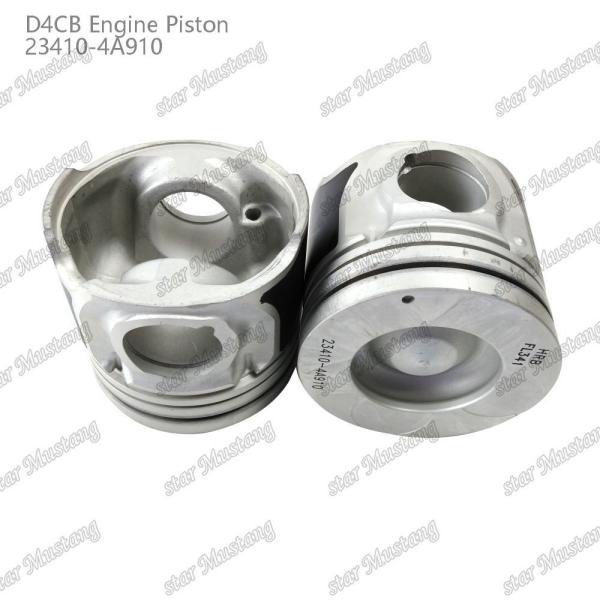 Light Weight Piston D4CB 52mm Combustion Chamber 23410-4A910 For Medium Flow