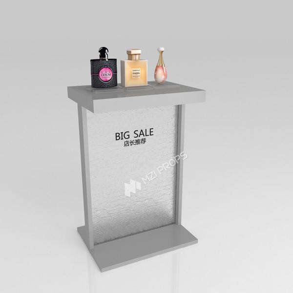 Buy cheap Display Showcase Grey Wooden Showcase Cabinet For Branded Store Display And Luxury Shop Rack from wholesalers