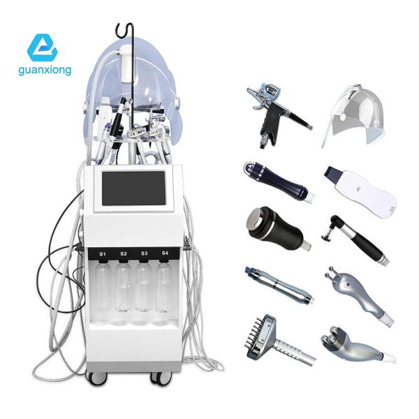 Buy cheap 11 In 1 Facial Skin Dermabrasion Machine For Acne Scars Ultrasound Skin Rejuvenation Device from wholesalers