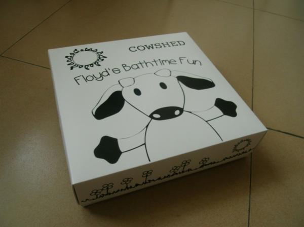Custom design printed clothing packaging box flat pack shipping carboard paper