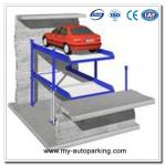 Hot Sale! 2, 4, 6 Cars Double Level Vertical Pit Car Parking Lifts/Car