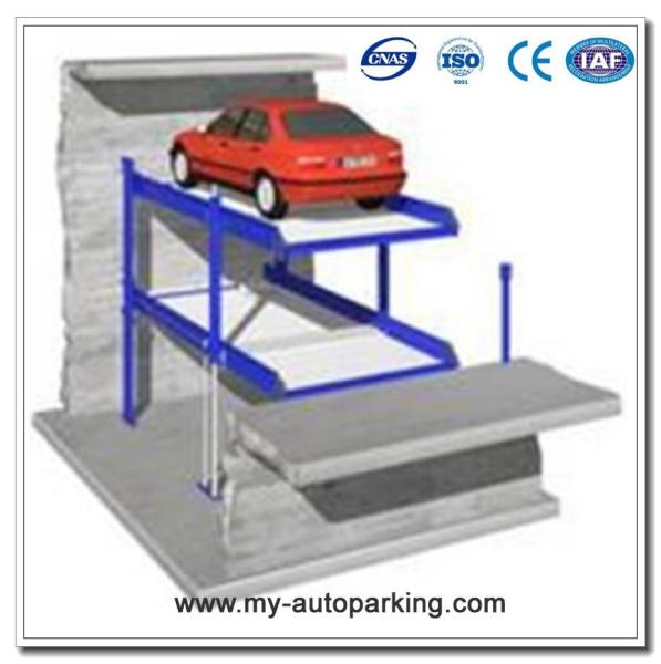 Hot Sale! 2, 4, 6 Cars Double Level Vertical Pit Car Parking Lifts/Car