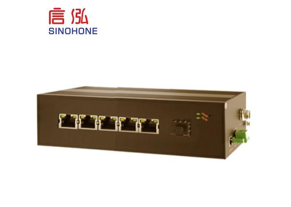 Buy cheap 5 Port Fiber Optic Network Switch Industrial Grade Gigabit Fiber Switch from wholesalers