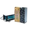 Buy cheap Customized promotional artpaper wine bag/gift wine bag for red wine with PVC window from wholesalers