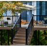 Buy cheap Modern Clear and Silver Glass and Brushed Steel Handrail from wholesalers